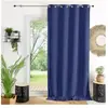 HOME MAISON Rideau ameublement - Rideau ameublement - 80% occultant - Bleu - 140 x 260 cm