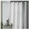 Home Maison Rideau ameublement en Taffetas imprimé Argent (140x260 cm - Blanc)