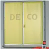 HOME MAISON Paire de voilages étamine avec strass 'DECO' (60x130cm - Vert clair)