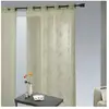 Home Maison Voilage Organza Brodé fil satiné (140x240 cm - Vert clair)