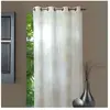 HomeMaison Voilage en Etamine Impression Argent (140x240 cm - Doré)