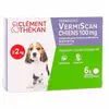 Clement Thekan Vermifuges Vers Plats Et Ronds Chien 2-10 kg 6 Comprimés