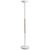 Unilux Unilux Lampadaire Led Pryska, Variateur, Hêtre/Blanc Noir Noir Noir
