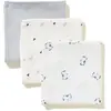 Lot 3 Langes Coton Bio Bleu