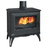 Poêle à Bois-LE CUBE-6,5 kW-Peint anthracite  GODIN - 388117 TU