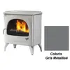 Poêle à Bois Godin Courances 2 388157 Gris Métallisé
