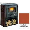 Poêle à Bois Godin Eco 2 363109 Carmin Mat