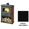 Poêle à Bois Godin Eco 2 363107 Noir Brillant