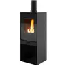 Poêle à Bois Godin Sada 400233 Peint Noir