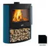 Poêle à Bois Godin Coggia Sur Bucher 388245 Noir Brillant