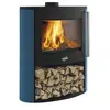 Poêle à Bois Godin Coggia Sur Bucher 388245 Bleu Boreal