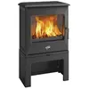 Poêle à bois fonte 5kw noir - 388150PEINTANTHRACITE - GODIN