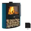 Poêle à Bois Godin Coggia Sur Bucher 388245 Noir