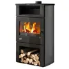 Poêle à Bois Godin Grand Chinon 2 363116 Email Gris Anthracite