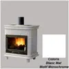Poêle à Bois Godin Constance 4 Turbo 630156 Blanc Mat Monochrome