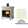 Poêle à Bois Godin Constance 4 Turbo 630156 Biscuit Mat Monochrome