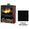 Poêle à Bois Godin Grand Bois 2 368108 Noir Brillant