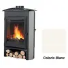Poêle à Bois Godin Brulhaut 2 364132 Blanc