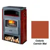 Poêle à Bois Godin Eco 2 363114 Ceramique Carmin Mat