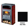 Poêle à Bois Godin Eco 2 363114 Ceramique Noir Mat