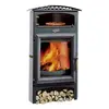Poêle à Bois Godin Brulhaut 2 364133 Gris Argenté