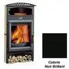 Poêle à Bois Godin Brulhaut 2 364133 Noir Brillant