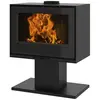 Poêle à bois 10kw noir - 411202ANTH - GODIN