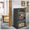 Godin Godin - Poêle à bois fonte 12kw peint anthracite 350104000053