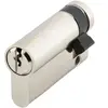 Demi-cylindre européen 5 goupilles 5g 10x55mm pour fermeture anti-panique laiton nickelé 3 clés - heracles - c100114