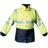 Parka 4 en 1 ELYSE ZIPAL à haute visibilité jaune fluo/bleu marine T2X...