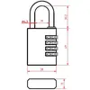 Cadenas à combinaison COMBO C40X4 - HERACLES - I-CAD-C40X4
