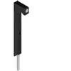Verrou appl a cles+tige inox laq nr ral9005s