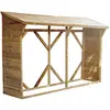 Forest Style - Abri-bûches en bois 213 x 100 x 319,5 cm Memphis