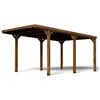 Forest Style - Carport 1 voiture en bois traité 14,8 m² - Victor