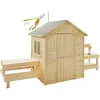 Maisonnette avec table et cuisine pour enfants - SOULET - Blanche