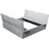 Bac à sable - SOULET - 118 x 118 x 52 cm - Bois - Gris - Enfant