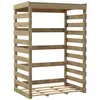 Forest Style CERLAND Abri bûches en Bois Columbus L - 173 x 120 x 82,1 cm