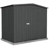 FOREST STYLE Abri de jardin métal gris Fraser - 3,1m2 