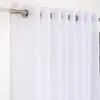 Centrale Brico Voilage tamisant, Lola blanc l.300 x H.240 cm