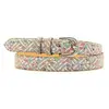 Ceinture en Cuir F-1 blanche T.85/100