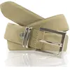 Ceinture en Cuir beige T.95/110