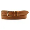 Ceinture en Cuir pleine fleur cognac T.95/110