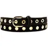 Ceinture en Cuir pleine fleur noire T.95/110