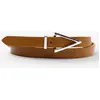 Ceinture en Cuir pleine fleur cognac T.90/105