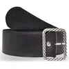 Ceinture en Cuir pleine fleur noire T.100/115