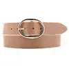 Ceinture en Cuir pleine fleur taupe T.90/105