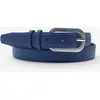 Ceinture en Cuir pleine fleur bleue T.100/115