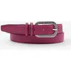 Ceinture en Cuir de vachette femme largeur 25mm ctf037 fuchsia-Fuch...