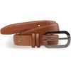 Ceinture en Cuir pleine fleur tabacco T.90/105