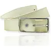 Ceinture en Cuir F-7 beige T.95/110